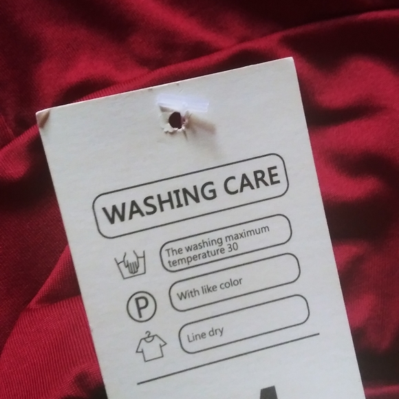 NWT Open Side Flowy Pants Red - Picture 9 of 11